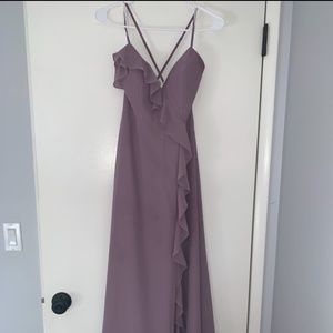 Paloma Chiffon maxi dress my revelry size 2 wisteria